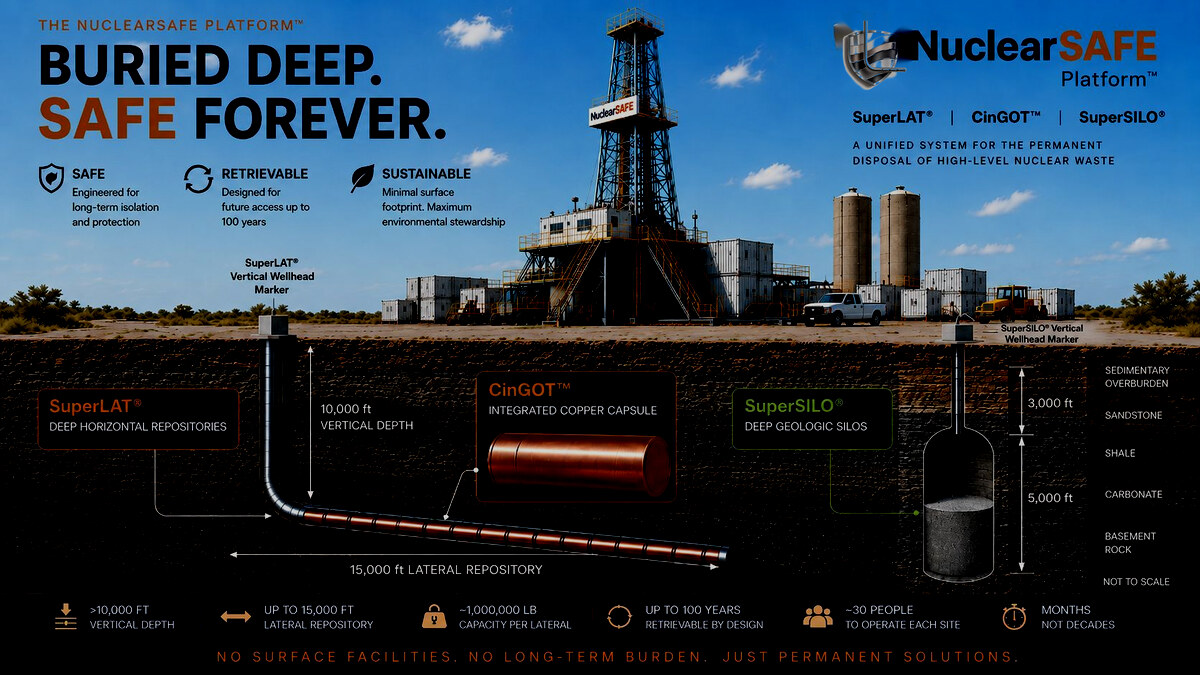 SuperSILO deep geologic silo